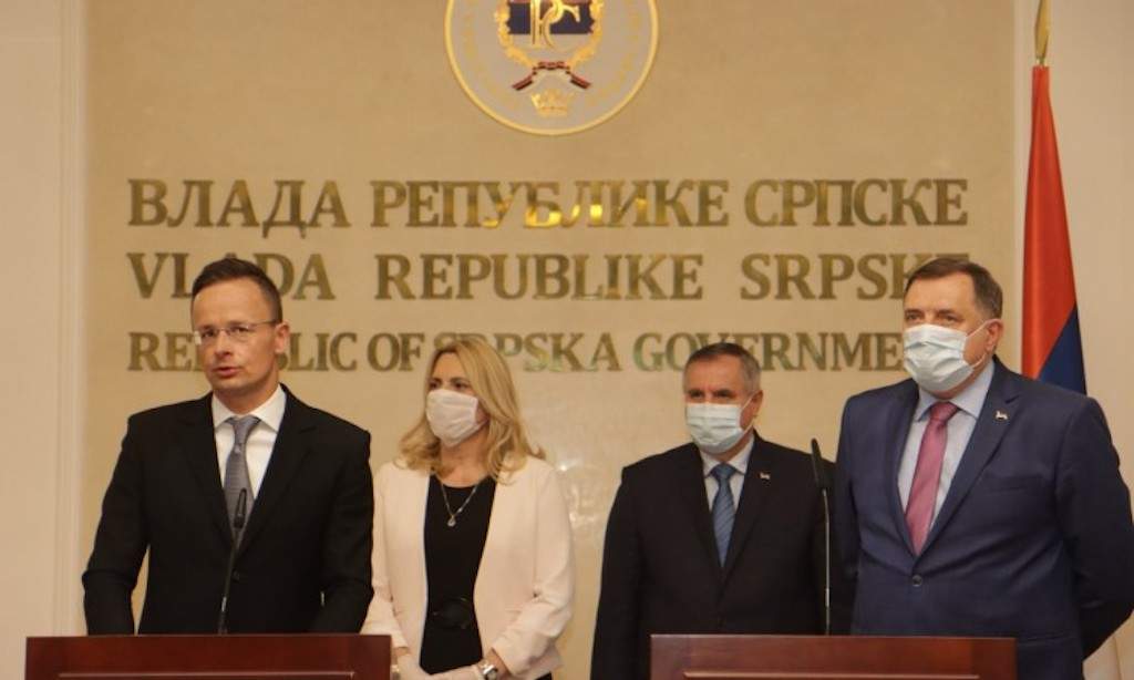 Banjaluka Szijjarto - Radončić i Szijjarto razgovarali o borbi protiv migranata i koronavirusa